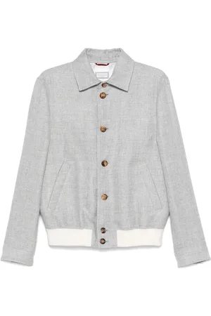 Brunello Cucinelli Melierte Bomberjacke