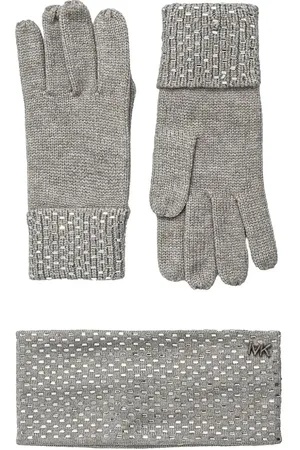 Michael Kors Set aus Haarreif und Handschuhen mit Nieten