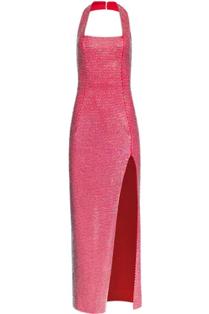 AREA Kristallverziertes Abendkleid