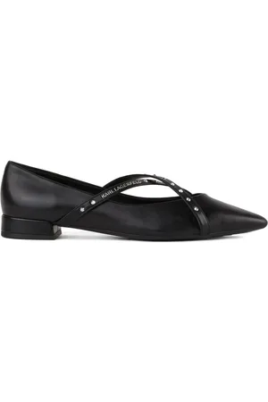 Karl Lagerfeld Kerrie Krosstrap Ballerinas