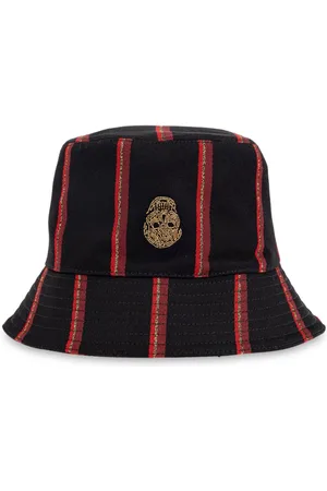 Alexander McQueen Fischerhut mit Totenkopf-Applikation