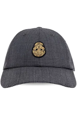 Alexander McQueen Baseballkappe mit Totenkopf-Applikation
