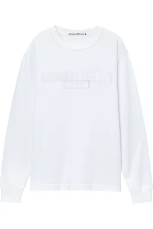 Alexander Wang T-Shirt mit Distressed-Logo