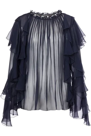 Alberta Ferretti Bluse mit Rüschendetail