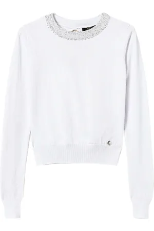 Twin-Set Pullover mit Paillettenverzierung