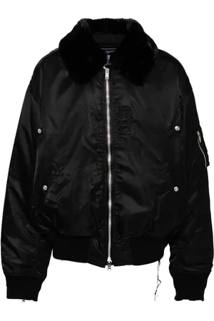 MASTERMIND Bomberjacke mit Shearling-Kragen
