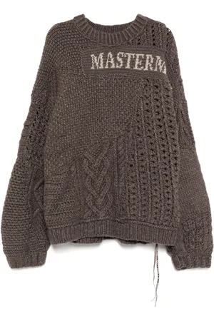 MASTERMIND Pullover mit Zopfmuster