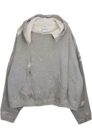 READYMADE Hoodie im Distressed-Look