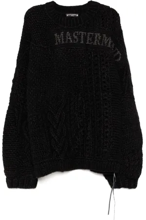 MASTERMIND Pullover mit Jacquard-Logo
