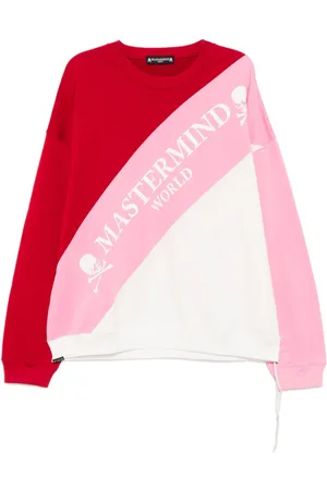 MASTERMIND Switching Sweatshirt mit offenem Winkel