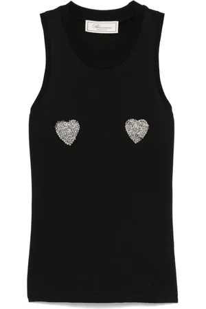 BLUMARINE Tanktop mit Herzapplikation