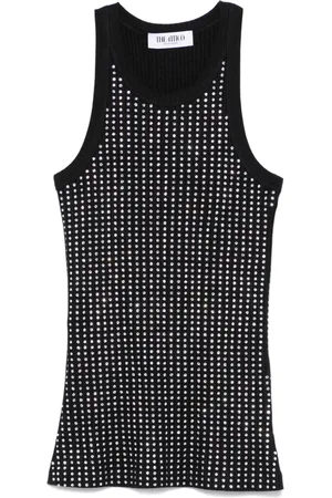The Attico Kristallverziertes Top