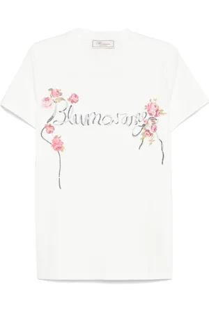 BLUMARINE T-Shirt mit Strass-Logo