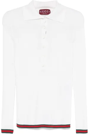 Gucci Poloshirt mit Webstreifen