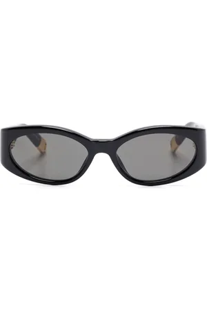 Linda Farrow X Jacquemus Sonnenbrille mit ovalem Gestell