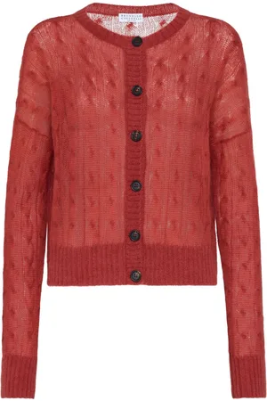Brunello Cucinelli Cardigan mit Zopfmuster