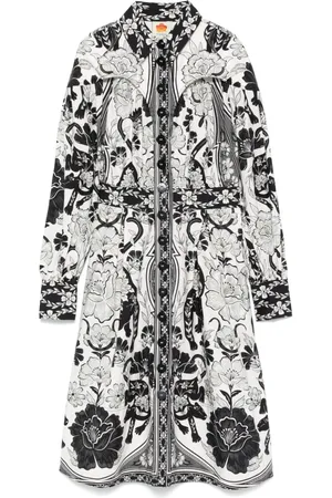 Farm Rio Flower Leopards Midikleid