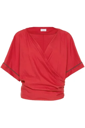 Brunello Cucinelli Bluse mit Monili-Detail