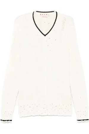 Marni Pullover mit Zopfmuster