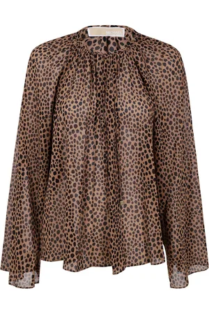 Michael Kors Bluse mit Leoparden-Print