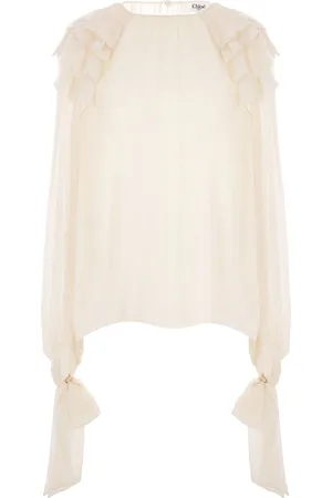 Chloé Gerüschte Bluse im Mustermix