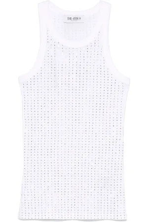 The Attico Trägershirt mit Strass