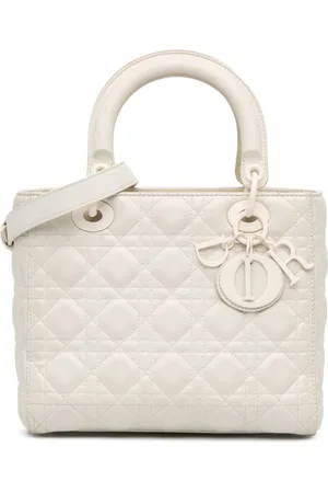 Dior 2019 mittelgroße Ultra Matte Lady Dior Satchel-Tasche aus Kalbsleder