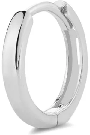 Mateo 14kt Weißgoldcreole