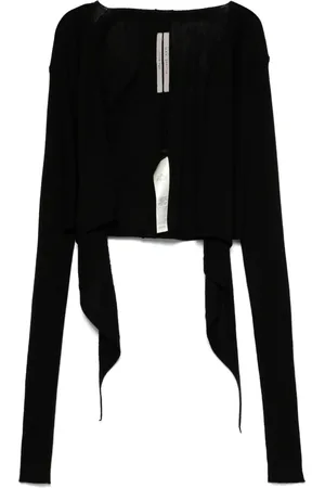 Rick Owens Gewickelter Cropped-Cardigan