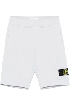 Stone Island Joggingshorts mit Kompass-Patch