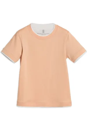 Brunello Cucinelli T-Shirt im Layering-Look