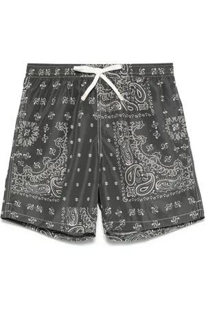 ELEVENTY Badeshorts mit Paisley-Print