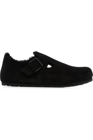 Birkenstock London Slipper mit Shearling-Besatz