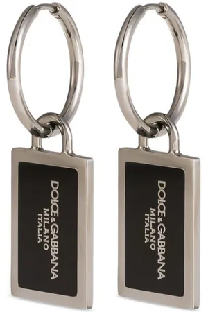 Dolce & Gabbana Ohrringe mit Logo-Schild