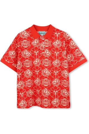 Kenzo Poloshirt mit Logo-Print