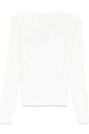 ERMANNO SCERVINO Pullover mit Blumenstickerei