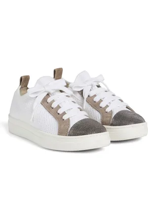 Brunello Cucinelli Sneakers mit Kontrasteinsätzen