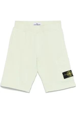 Stone Island Joggingshorts mit Kompass-Patch