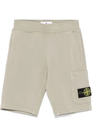 Stone Island Joggingshorts mit Kompass-Patch