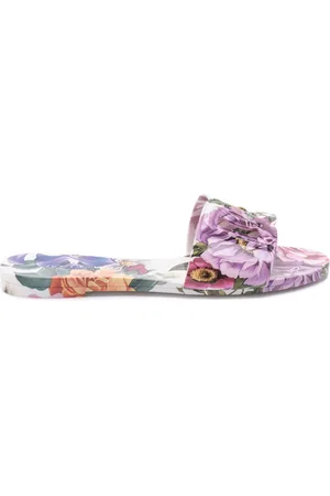 Dolce & Gabbana Pantoletten mit Blumen-Print