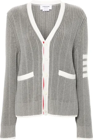 Thom Browne Cardigan mit Kontrasteinsatz