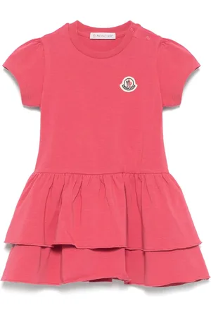 Moncler Kleid mit kurzen Ärmeln