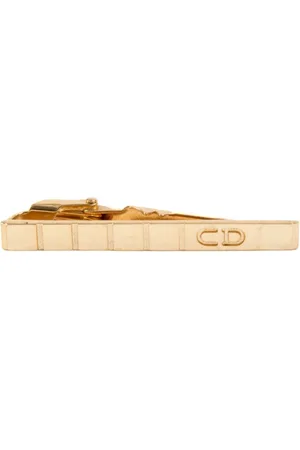 Dior 1990s Krawattenklammer mit CD-Gravur