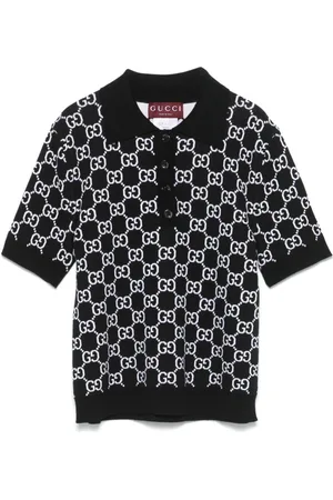 Gucci Wendbares Poloshirt aus GG-Jacquard