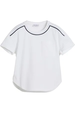 Brunello Cucinelli T-Shirt mit Monili-Detail
