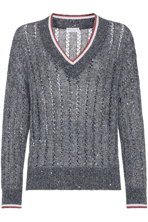 Brunello Cucinelli Pullover mit Pailletten