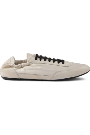 Prada Collapse Re-Nylon Sneakers aus Wildleder