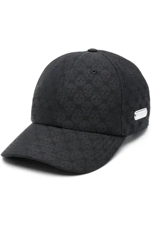 Alexander McQueen Baseballkappe aus Totenkopf-Jacquard