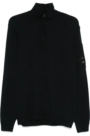 C.P. Company Pullover mit Poloshirtkragen