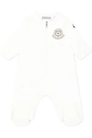 Moncler Pyjama mit Logo-Patch